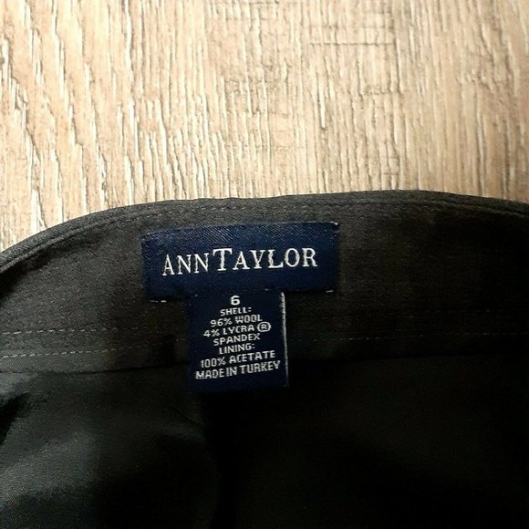 Ann Taylor Women's Dress Pants ~ Sz 6 ~ Gray - Picture 3 of 5